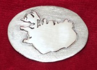 Iceland brooch